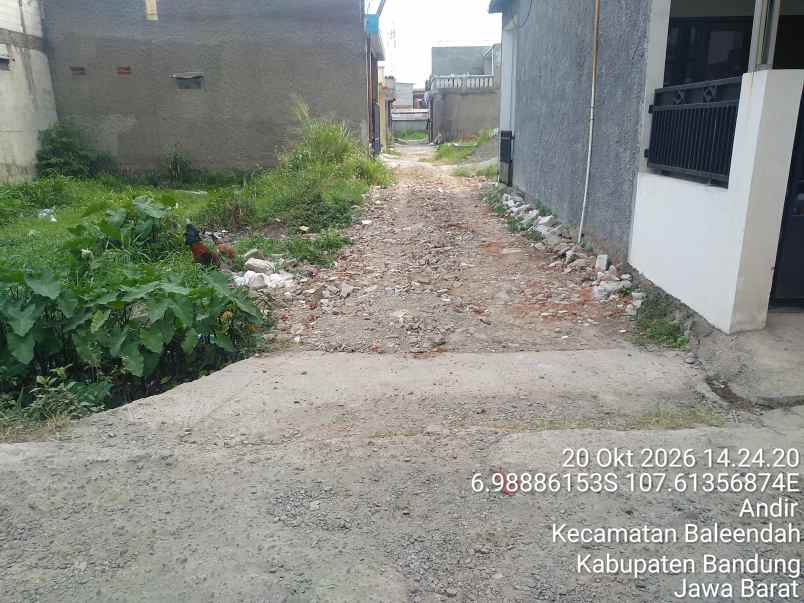 jual tanah darat posisi pojok