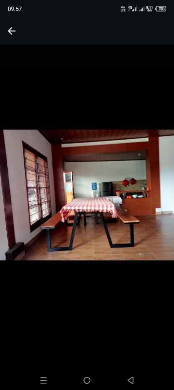 jual villa kayu puncak cisarua