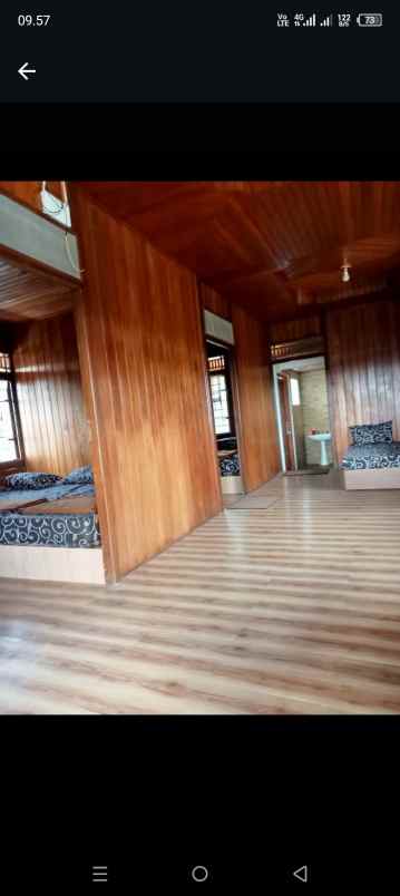 jual villa kayu puncak cisarua