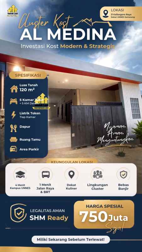 kost ciamik shm ready 3 menit kampus unnes