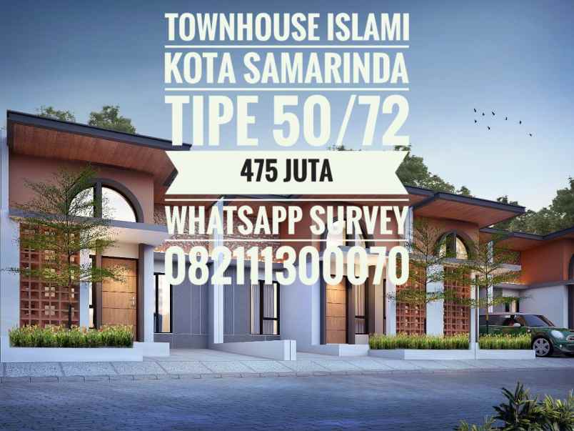 promo rumah townhouse syariah 475 juta kota samarinda
