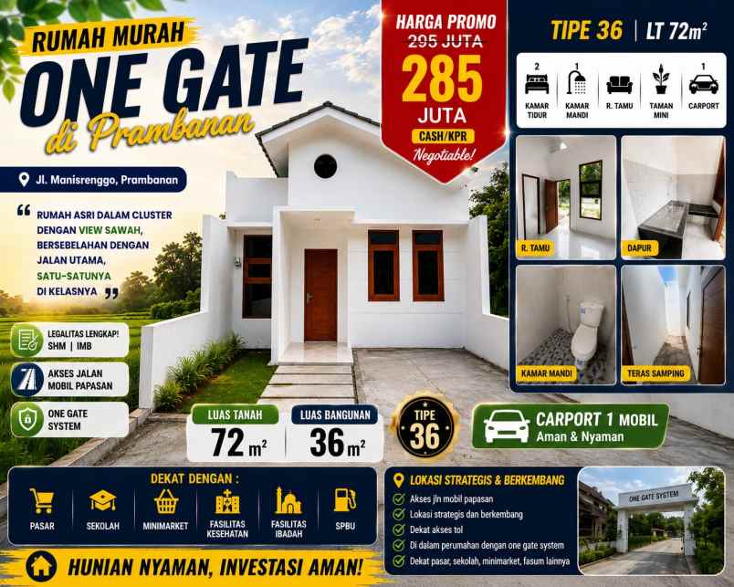 punya rumah sendiri di prambanan kini lebih terjangkau