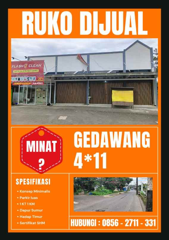 ruko baru siap digunakan watukaji gedawang banyumanik