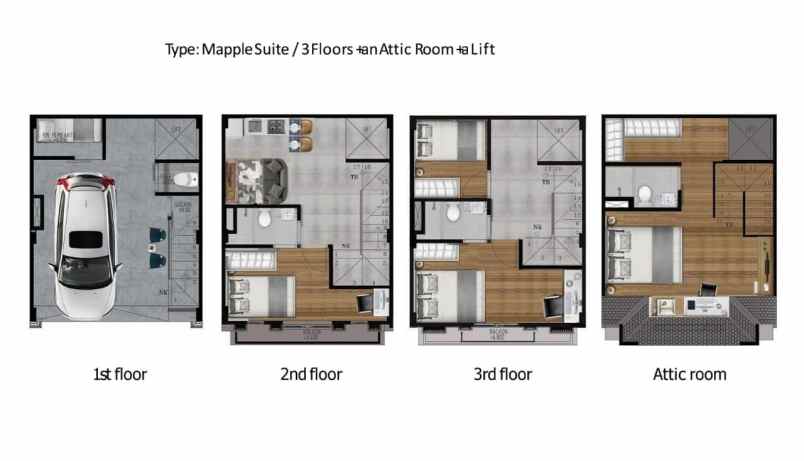 rumah 3 lantai di pejaten pasar minggu