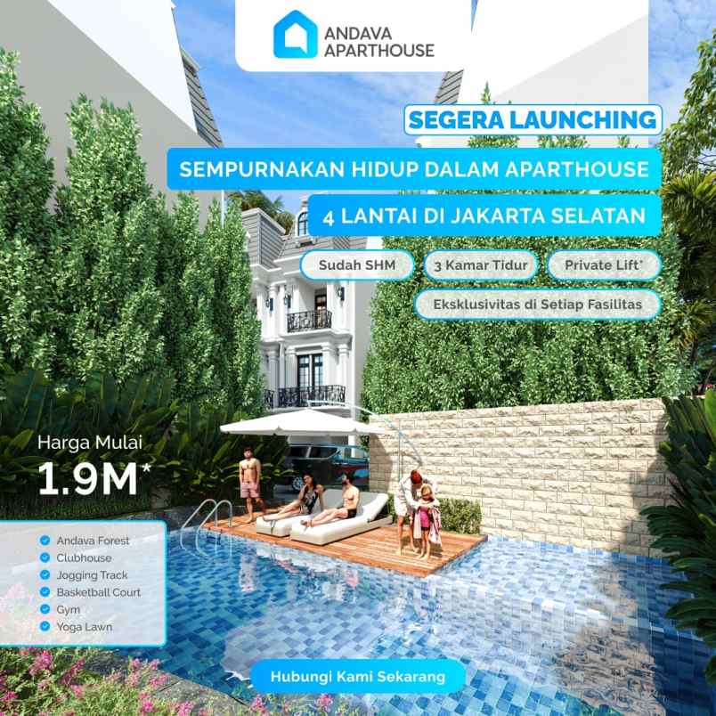 rumah 3 lantai di pejaten pasar minggu