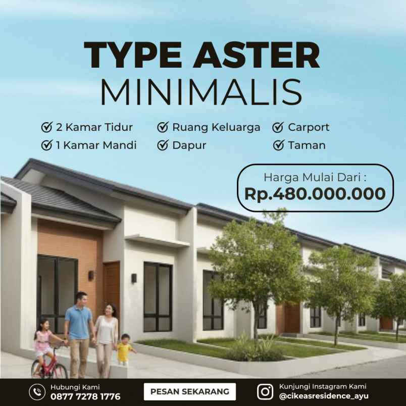 rumah bebas banjir dekat cibubur akses tol