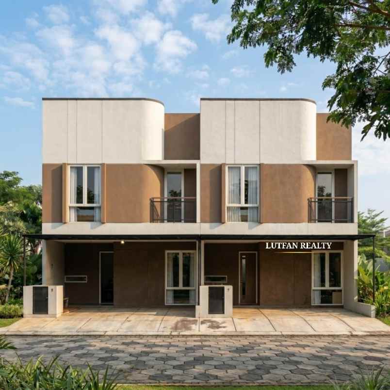 rumah cluster modern industrial dekat toll gate limo