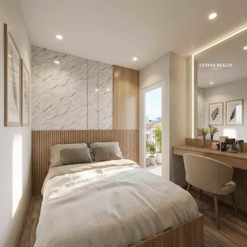 rumah cluster modern industrial dekat toll gate limo