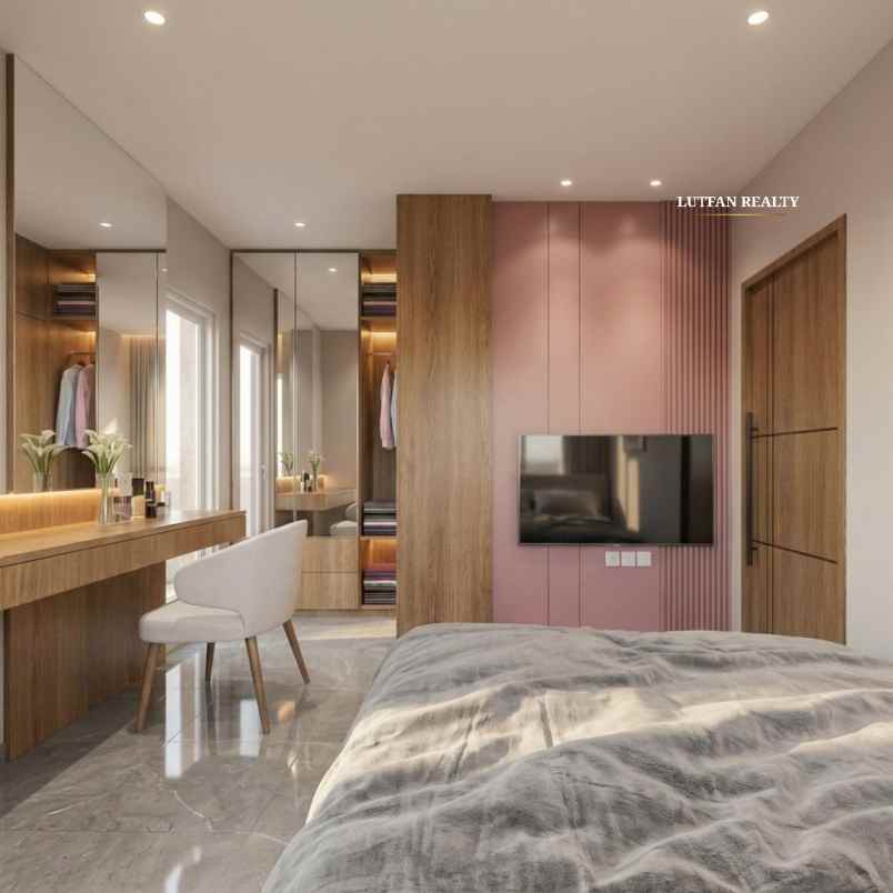 rumah cluster modern industrial dekat toll gate limo