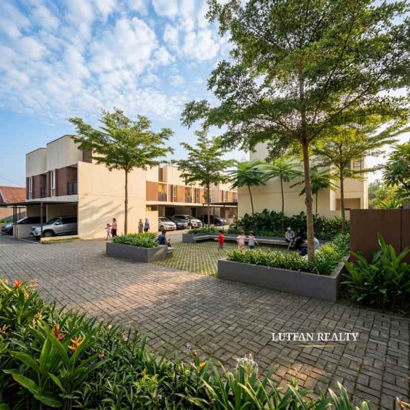 rumah cluster modern industrial dekat toll gate limo