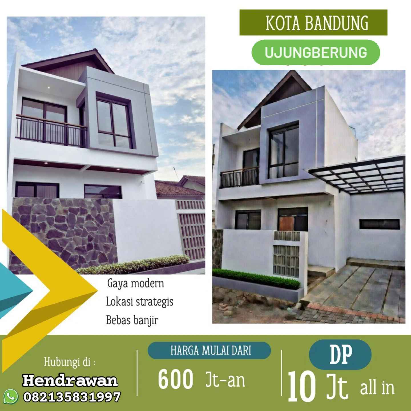 rumah cluster ujungberung kota bandung