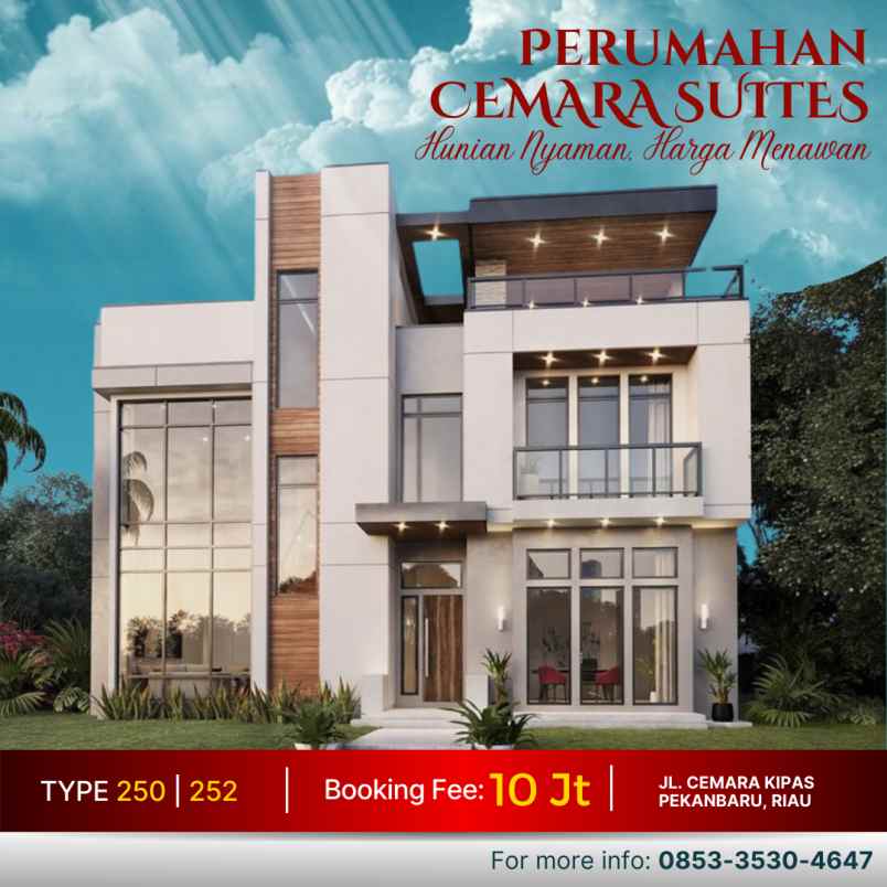 rumah dengan lokasi terbaik di pekanbaru