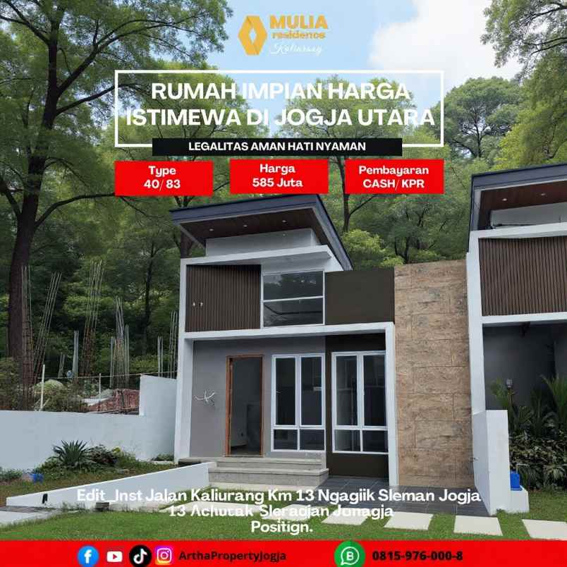 rumah dijual jogja dekat kampus untung