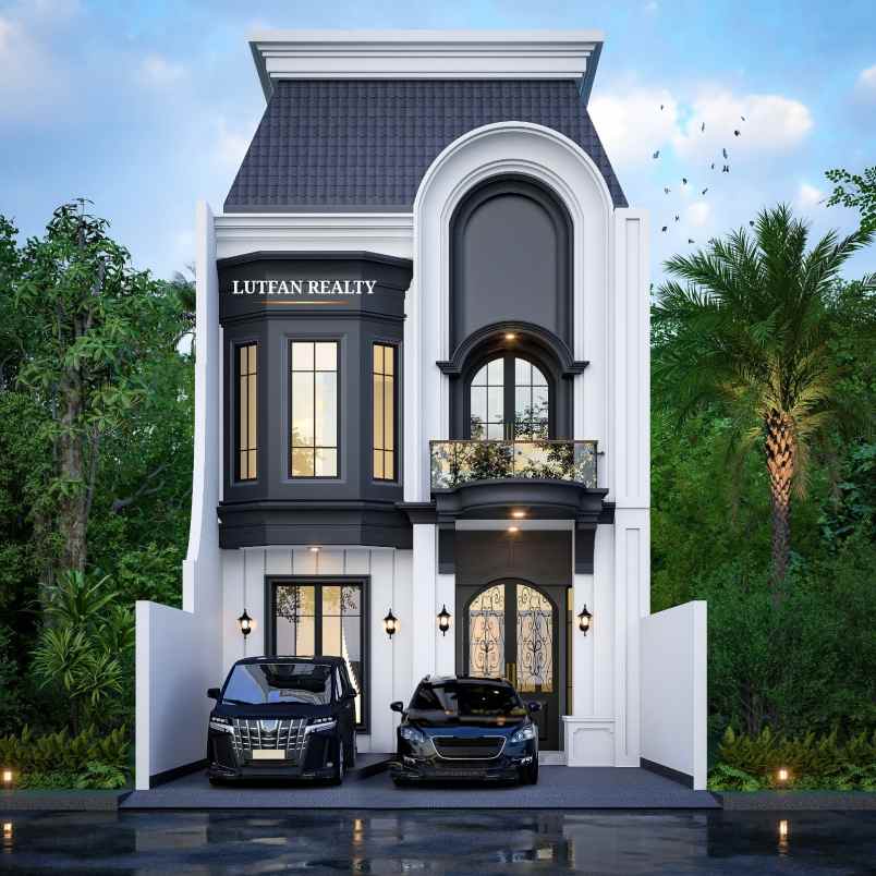 rumah european classic non cluster dekat tol andara