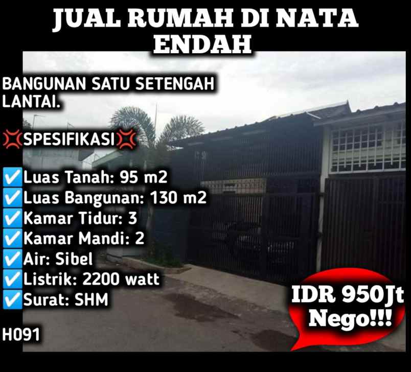 rumah kopo margahahayu kota bandung dalam komplek