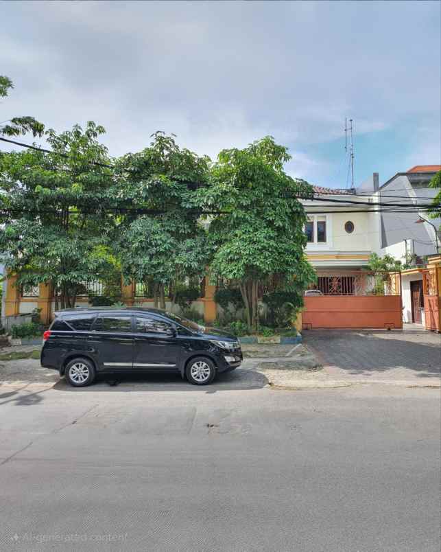 rumah raya kertajaya indah timur strategis nol jalan