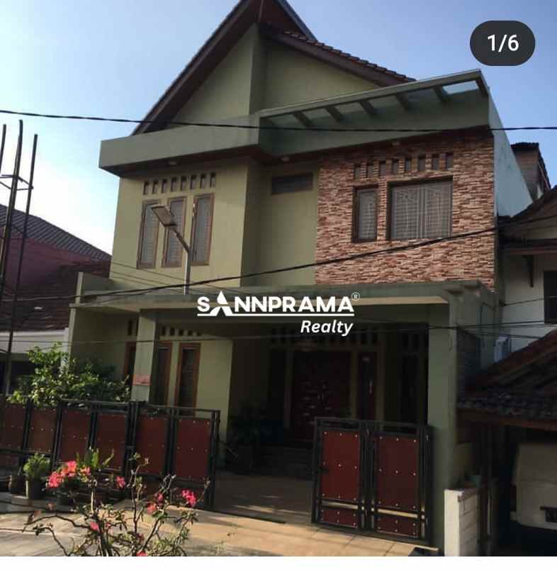 rumah second 2 lantai di grand glaxy city di bekasi