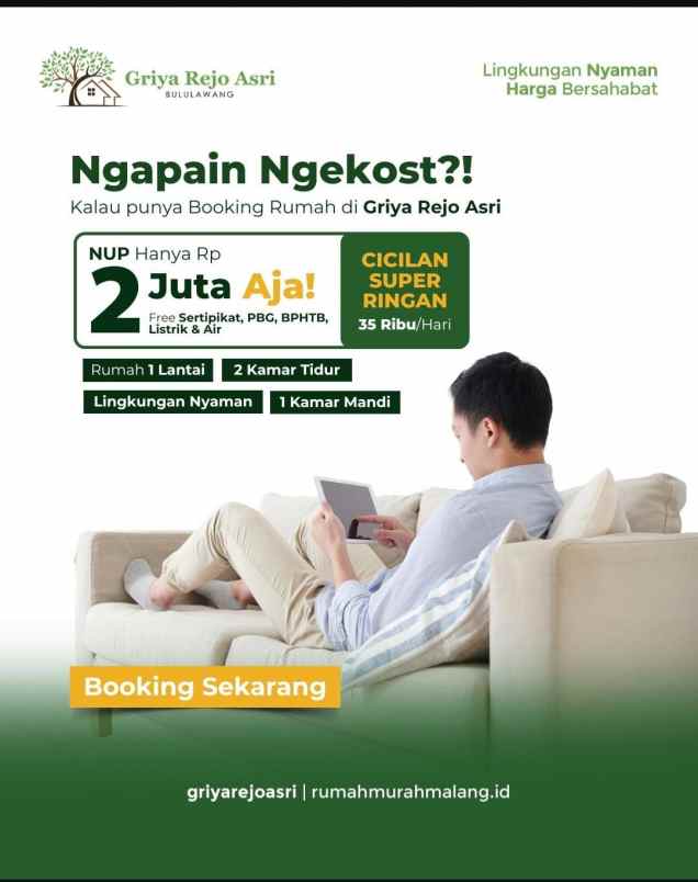 rumah subsidi 166 juta lokasi bululawang