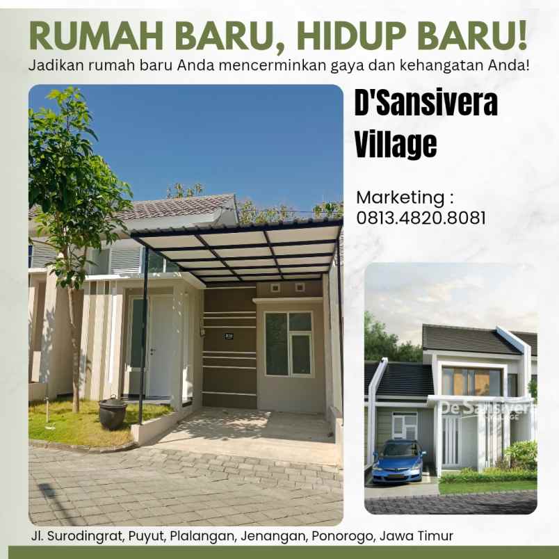 rumah syariah nyaman dan asri di kota ponorogo