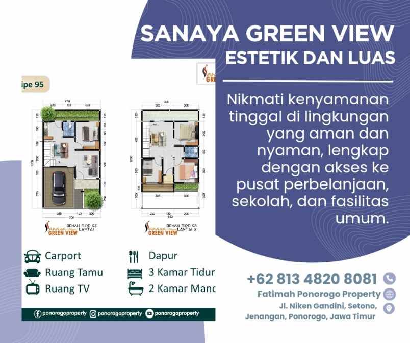 rumah terlaris di lokasi strategis ponorogo