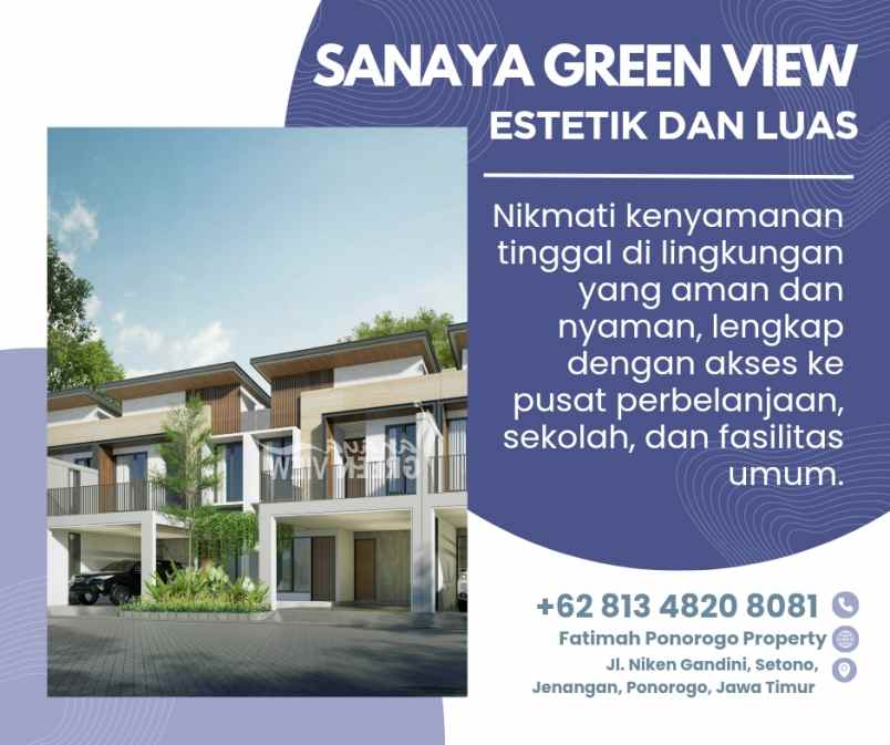 rumah terlaris di lokasi strategis ponorogo
