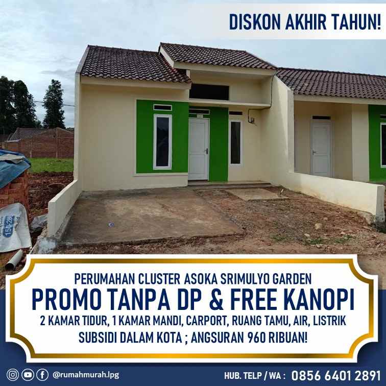 subsidi murah dekat kemiling bonus kanopi