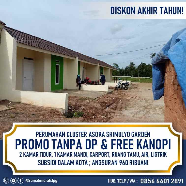 subsidi murah dekat kemiling bonus kanopi