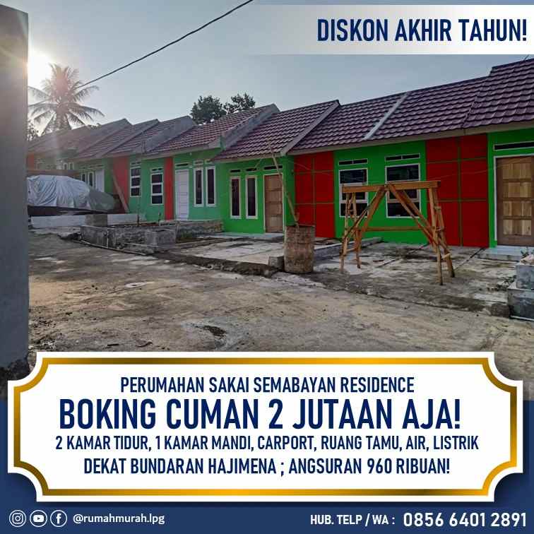 subsidi rumah di hajimena dekat bunderan