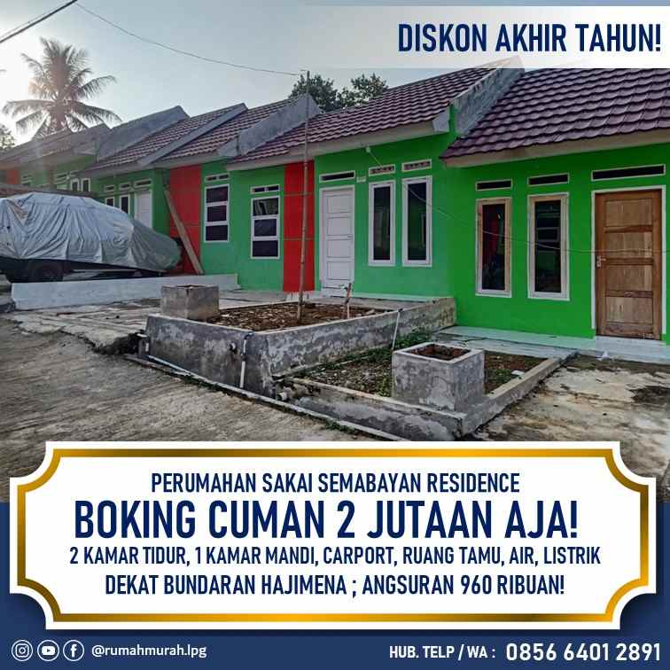 subsidi rumah di hajimena dekat bunderan