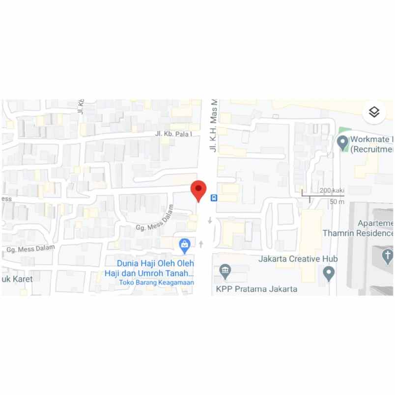 tanah jl kh mas mansyur kebon