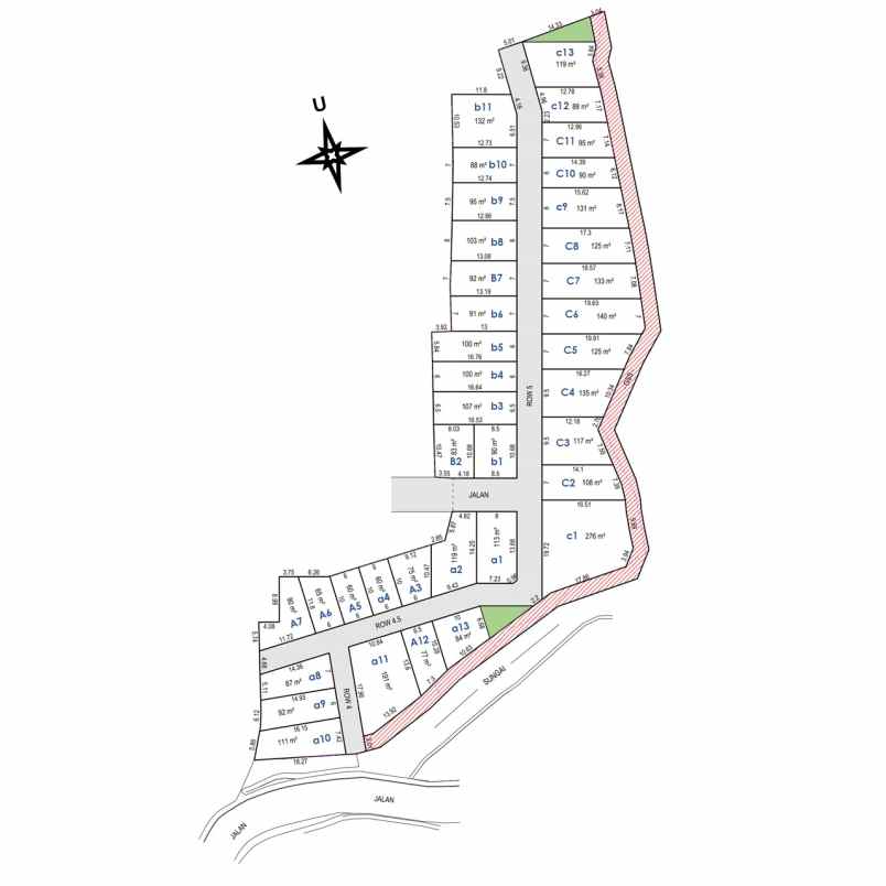 tanah kota cimahi area cibabat harga murah