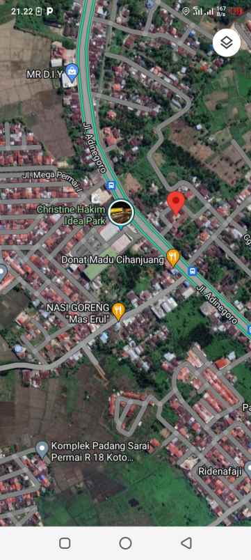 tanah luas 330m koto tangah padang lokasi strategis