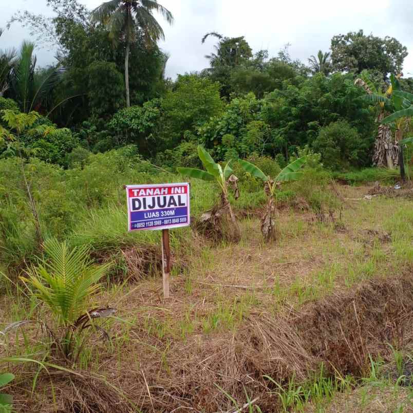 tanah luas 330m koto tangah padang lokasi strategis