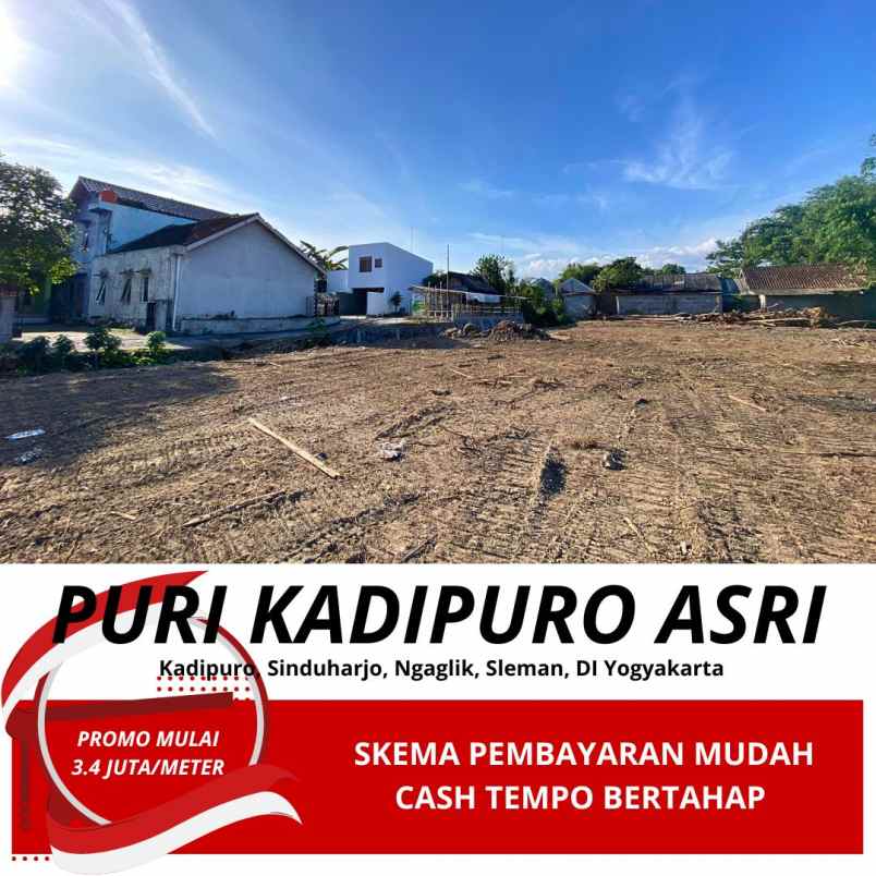 tanah murah area jl palagan km 9 hanya 3 4jt meter