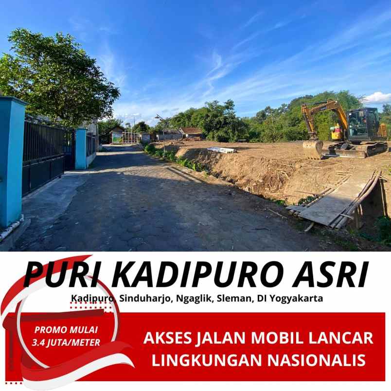 tanah murah area jl palagan km 9 hanya 3 4jt meter