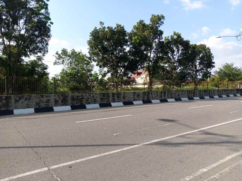 tanah nempel jalan lintas pekanbaru bangkinang