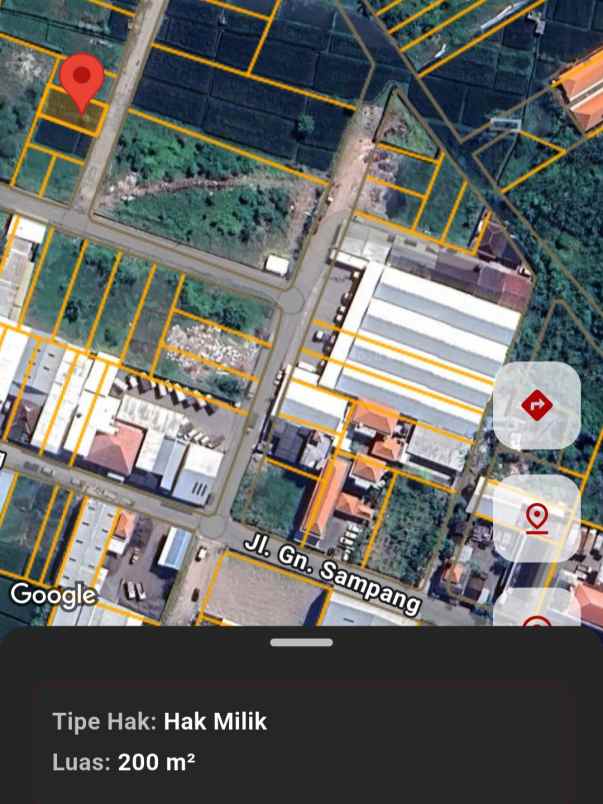 dijual 4 83 are jl drupadi sumerta klod renon denpasar