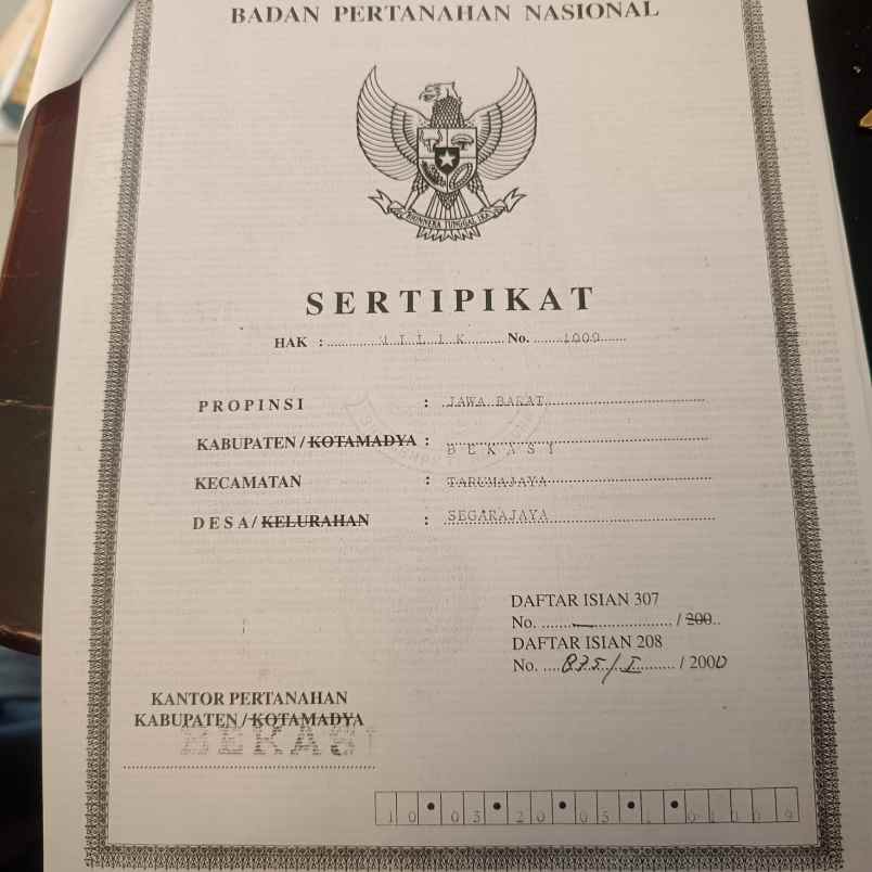 dijual cepat sebidang tanah