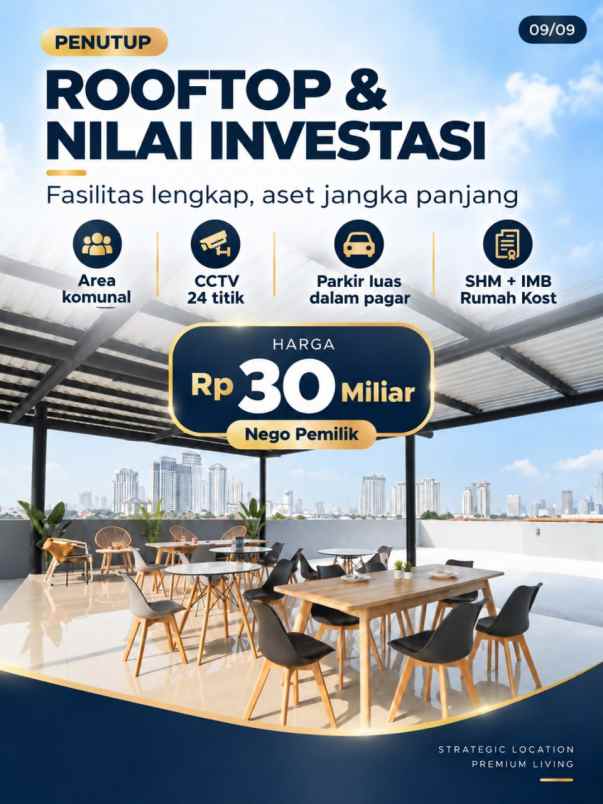 dijual kost grogol kebayoran lama