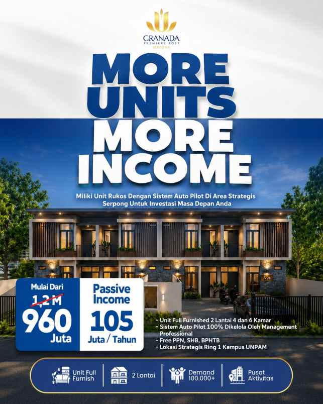 dijual kost serpong tangsel banten