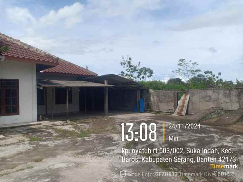 dijual ruko gudang kantor jalan raya serang
