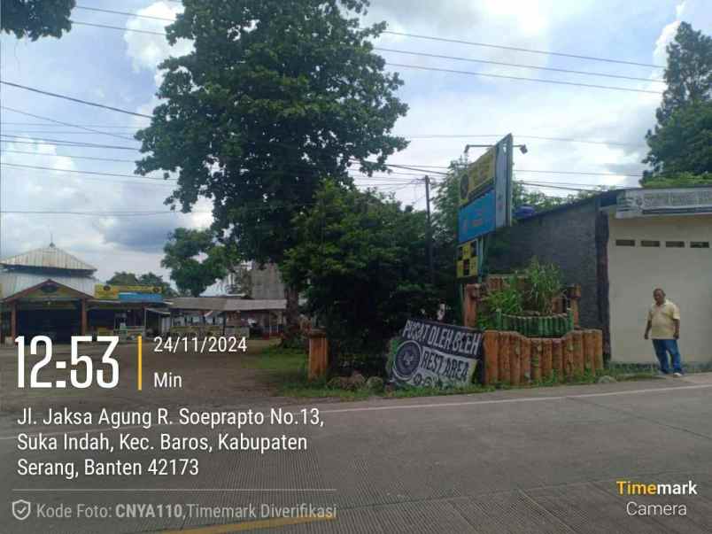 dijual ruko gudang kantor jalan raya serang