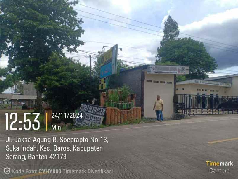 dijual ruko gudang kantor jalan raya serang