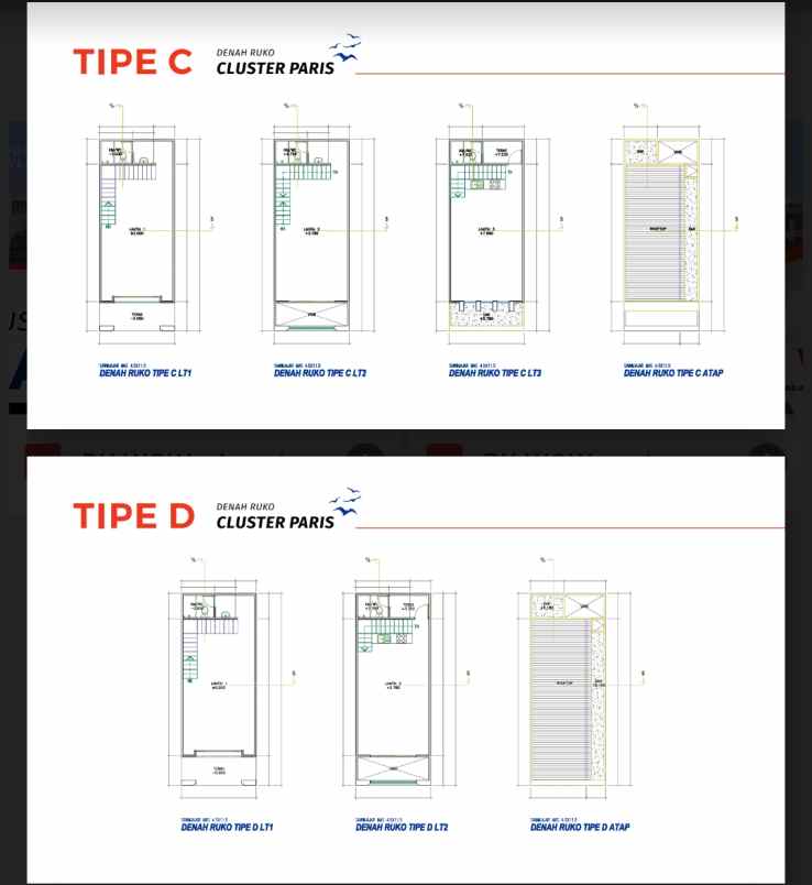 dijual ruko gudang kantor sawojajar mas
