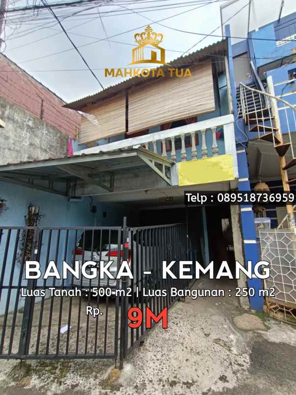 dijual rumah bangka kemang