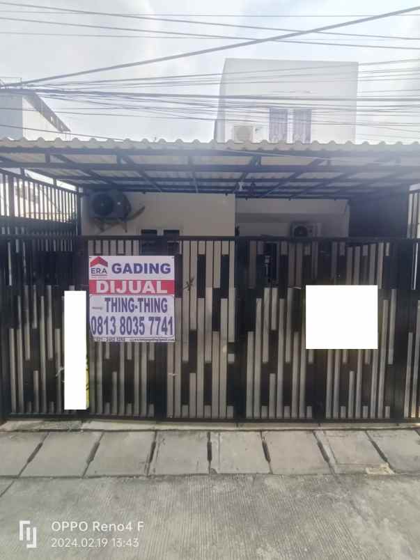 dijual rumah bangun cipta sarana bcs