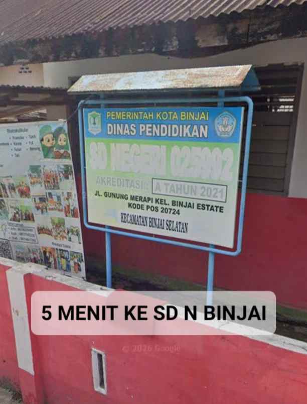 dijual rumah binjai