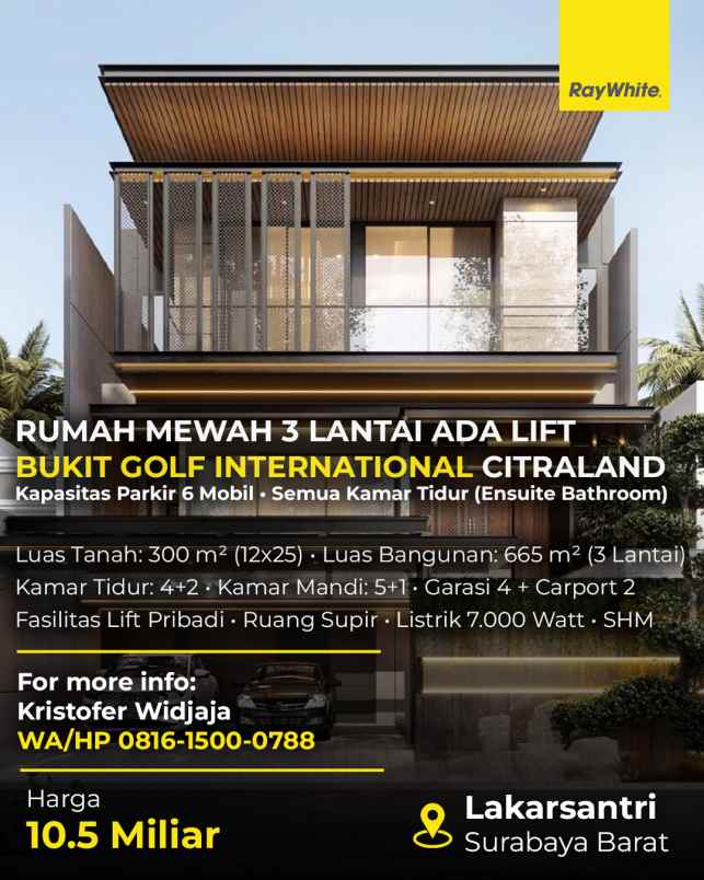 dijual rumah bukit golf international