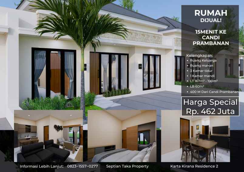 dijual rumah bumi tanjung sari