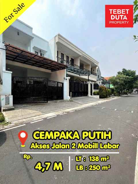 dijual rumah cempaka putih